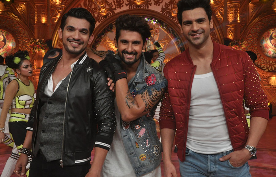 Arjun Bijlani, Ravi Dubey and Vivek Dahiya