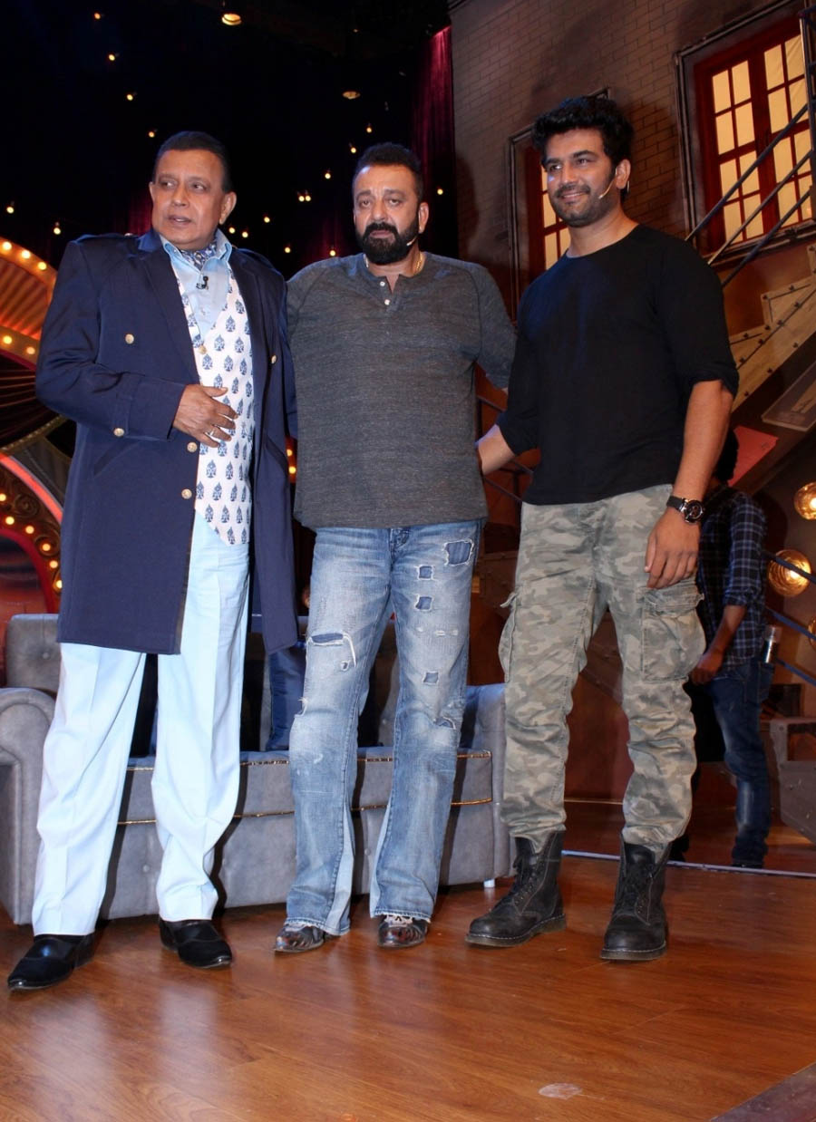 Mithun Chakraborty, Sanjay Dutt and Sharad Kelkar