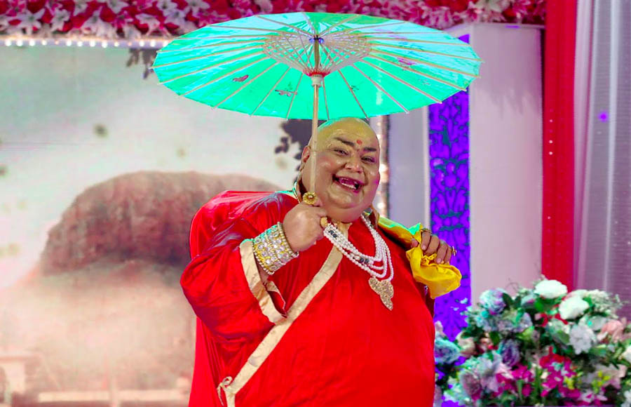 Hathi as Laughing Buddha