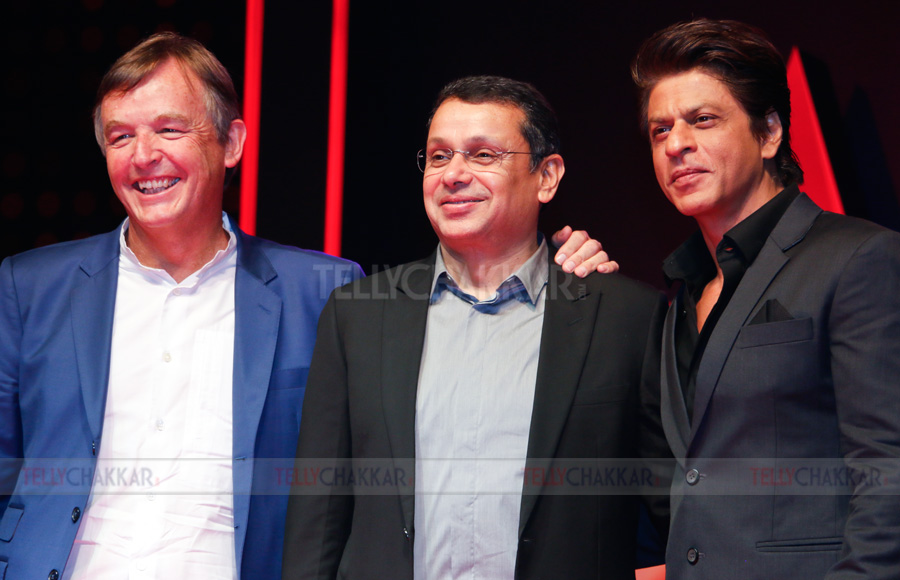 Chris, Uday and Shah Rukh Khan