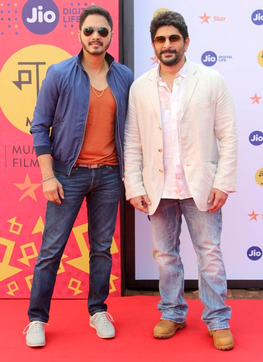 Shreyas Talpade and Arshad Warsi