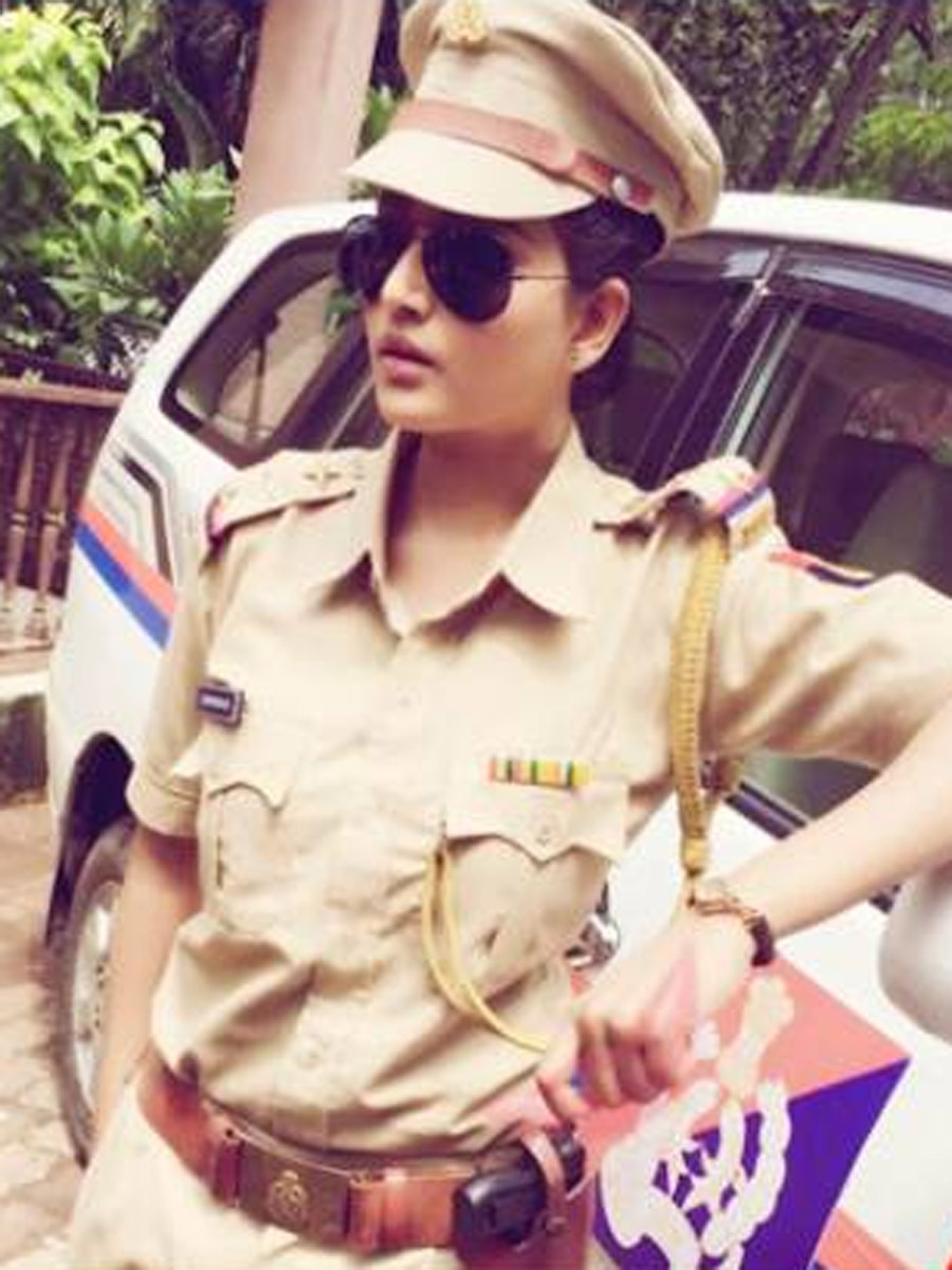 Rupali Bhosale in Khaki.