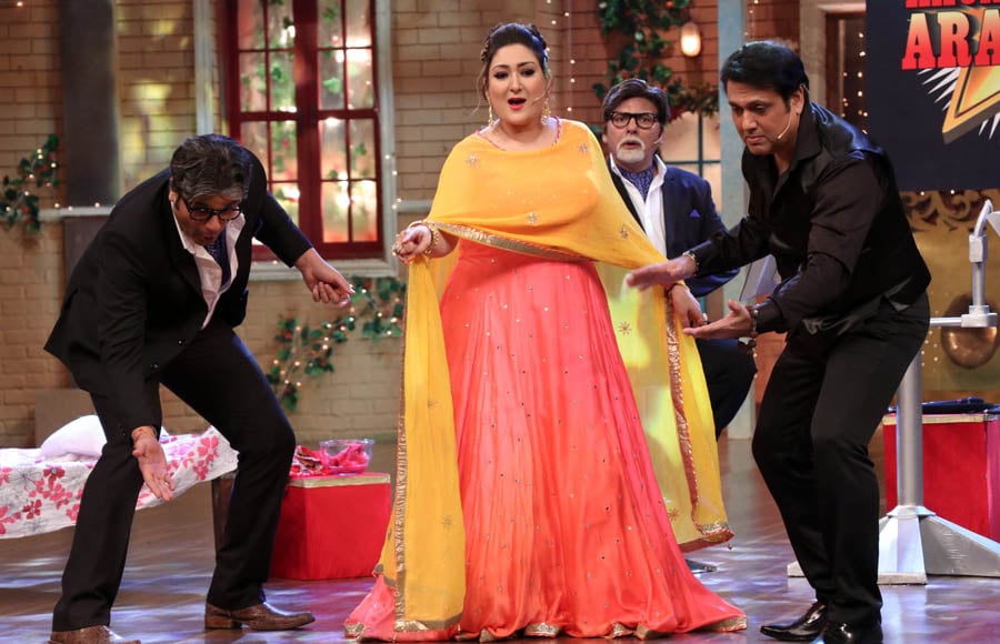  Krushna Abhishek, Sunita Ahuja, Govinda and Sudesh Lehri