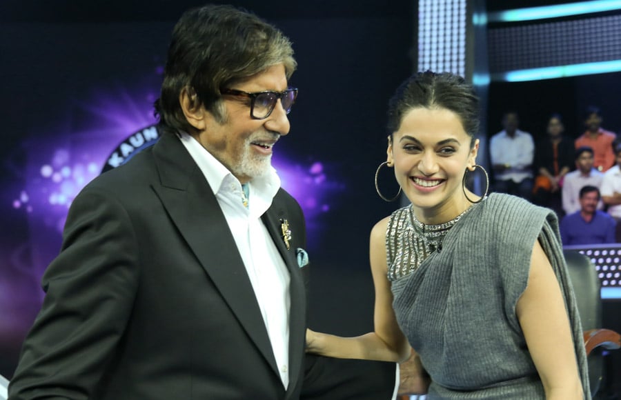 Taapsee Pannu graces Sony TV's KBC 