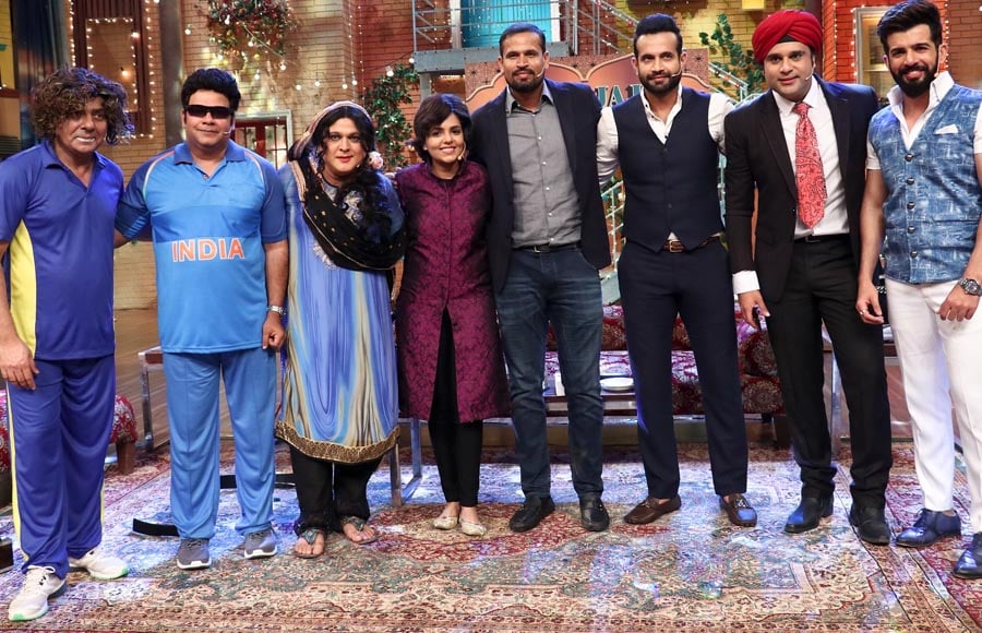 The Drama Company team gets clean bowled by Irfan & Yusuf Pathan