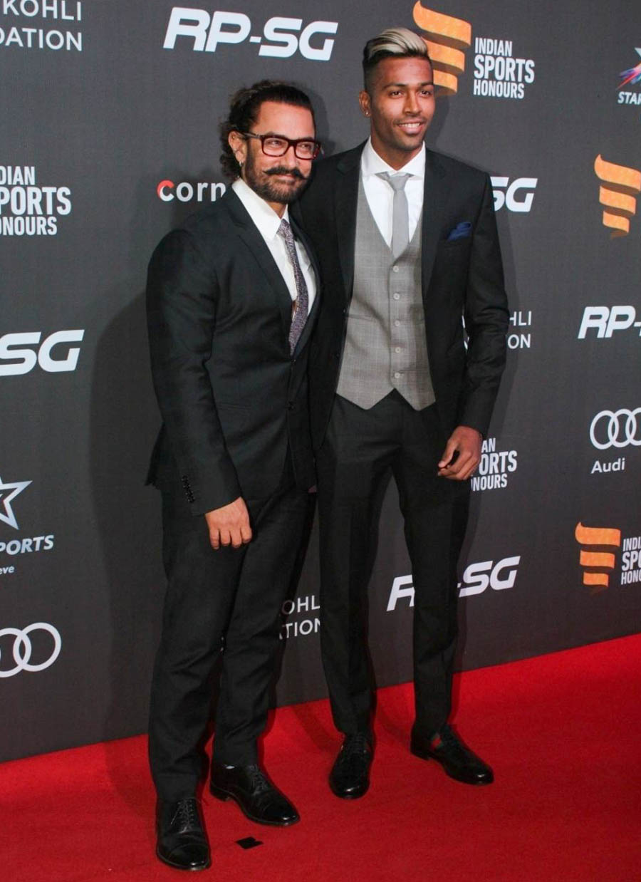 Aamir Khan and Hardik Pandya