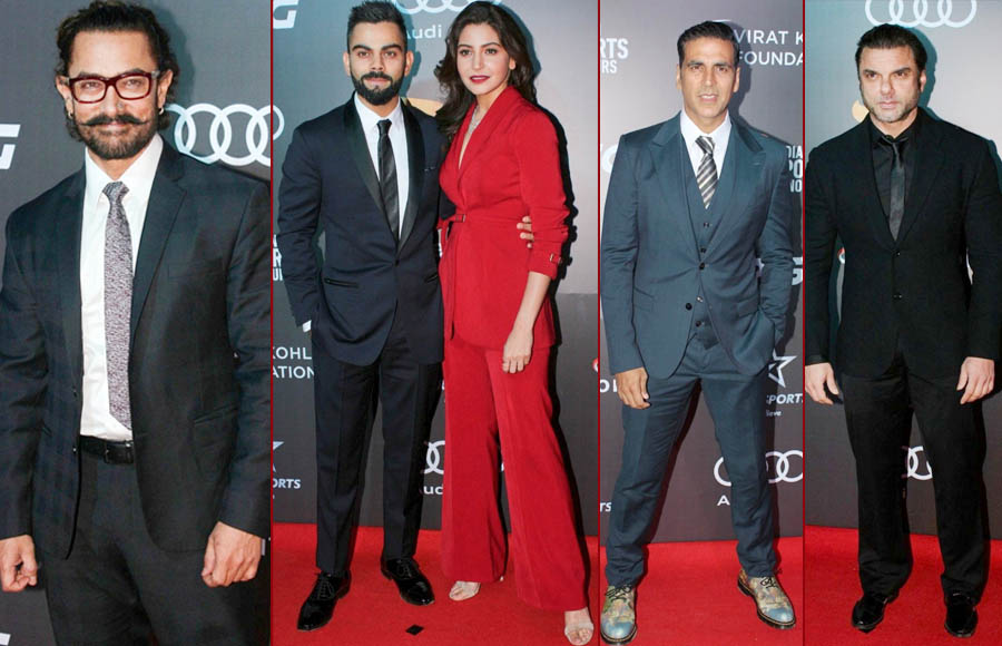 Amir Khan, Virat Kohli, Anushka Sharma, Akshay Kumar and Sohail Khan