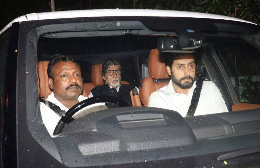 Celebs spotted at Shashi Kapoor's residence