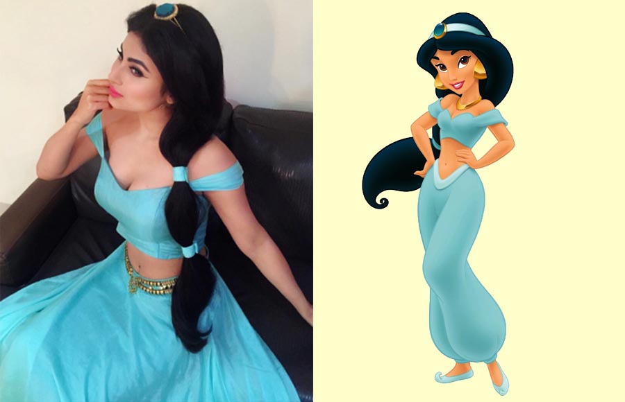 Mouni Roy - Disney princess Jasmin