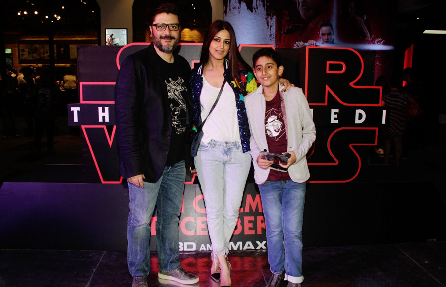 Sonali Bendre, Goldie Behl & Ranveer Behl 