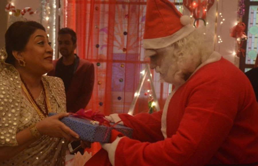 Christmas on the sets of Yeh Rishta