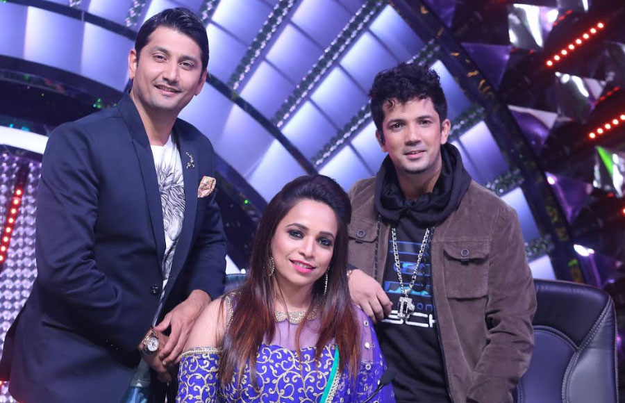 On the sets of Zee TV's Dance India Dance 