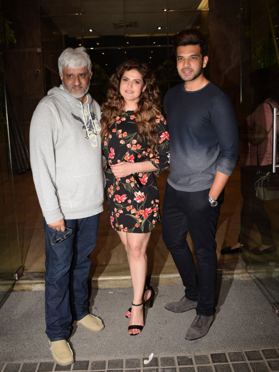 Vikram Bhatt, Zareen Khan & Karan Kundra