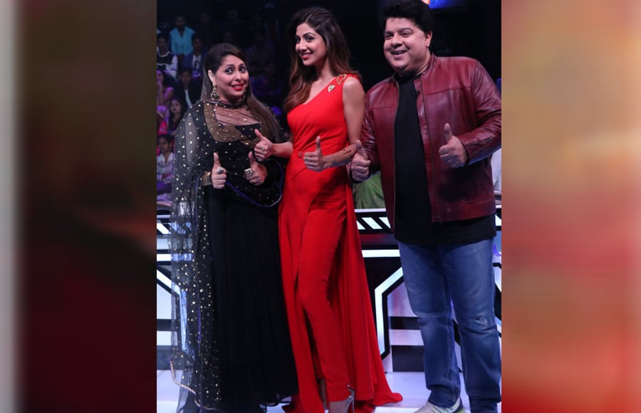 Sajid Khan celebrates Republic Day on the sets of Sony TV's Super Dancer