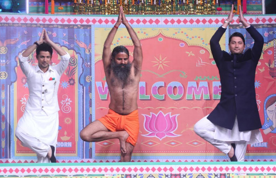 Hema Malini and Swami Ramdev grace Dance India Dance 