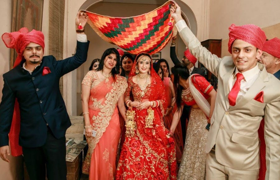 Unseen glimpses from Gautam & Pankhuri's royal wedding