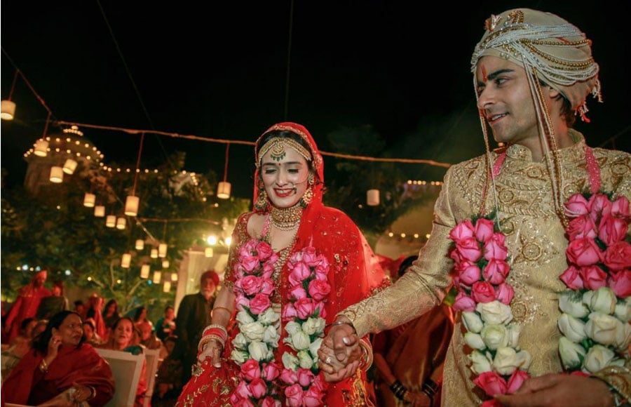 Unseen glimpses from Gautam & Pankhuri's royal wedding