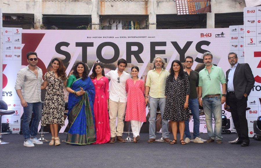 Celebs at the trailer launch of "3 Storeys"