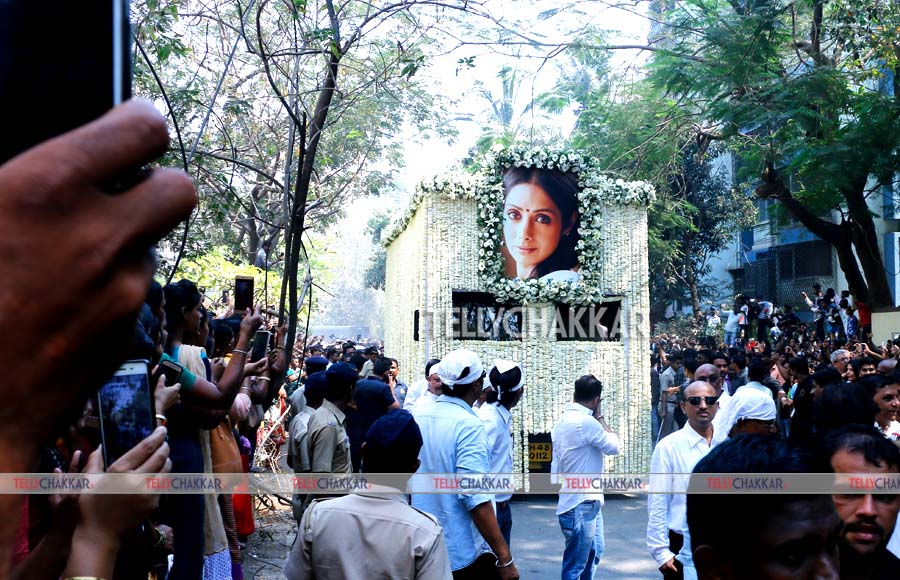 Sridevi's last rites will be penned in the history