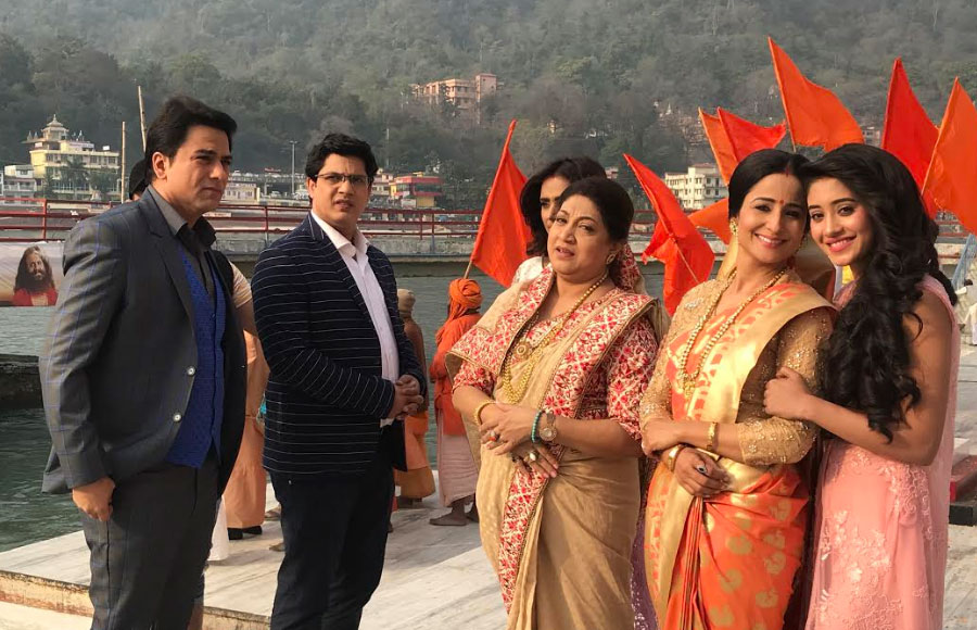 In pics: Yeh Rishta team shoots in Rishikesh 