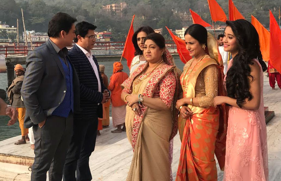 In pics: Yeh Rishta team shoots in Rishikesh 