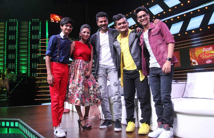 Prabhudeva on the sets of DID Li'l Masters