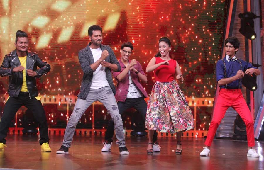 Prabhudeva on the sets of DID Li'l Masters