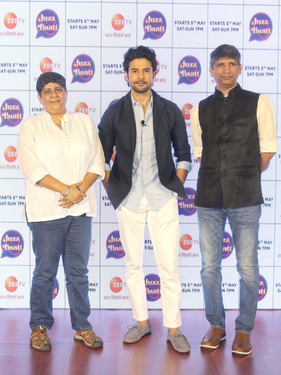 Rajeev Khandelwa, producer Fazila Allana and Zee TV, deputy Business head Deepak Rajadhyaksha