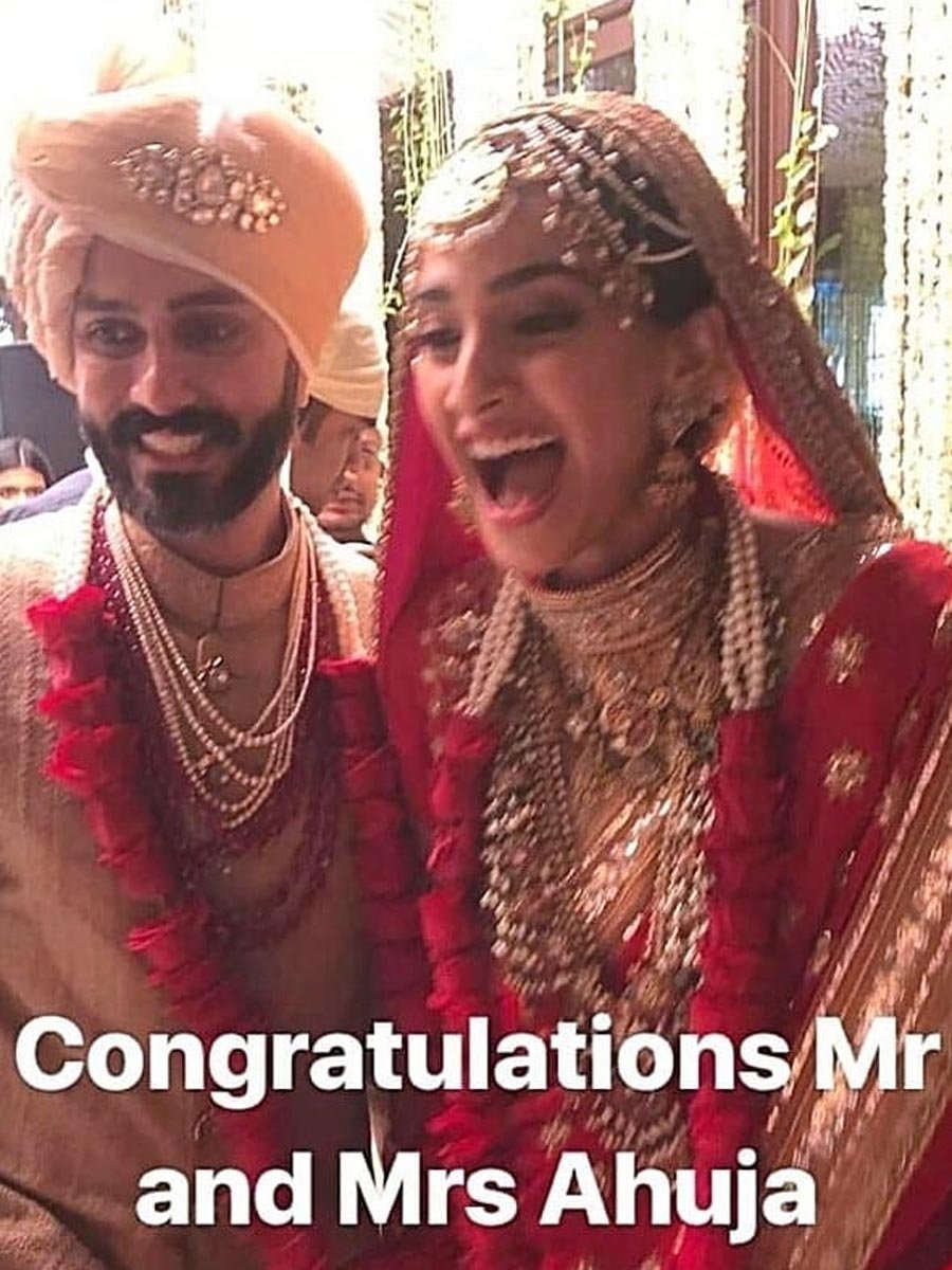 Sonam Kapoor and Anand Ahuja's fairytale wedding