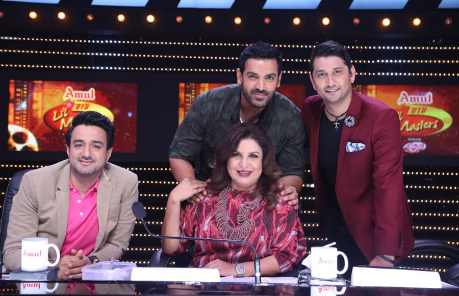 John Abraham visits the sets of Zee TV's DID Li’l Masters