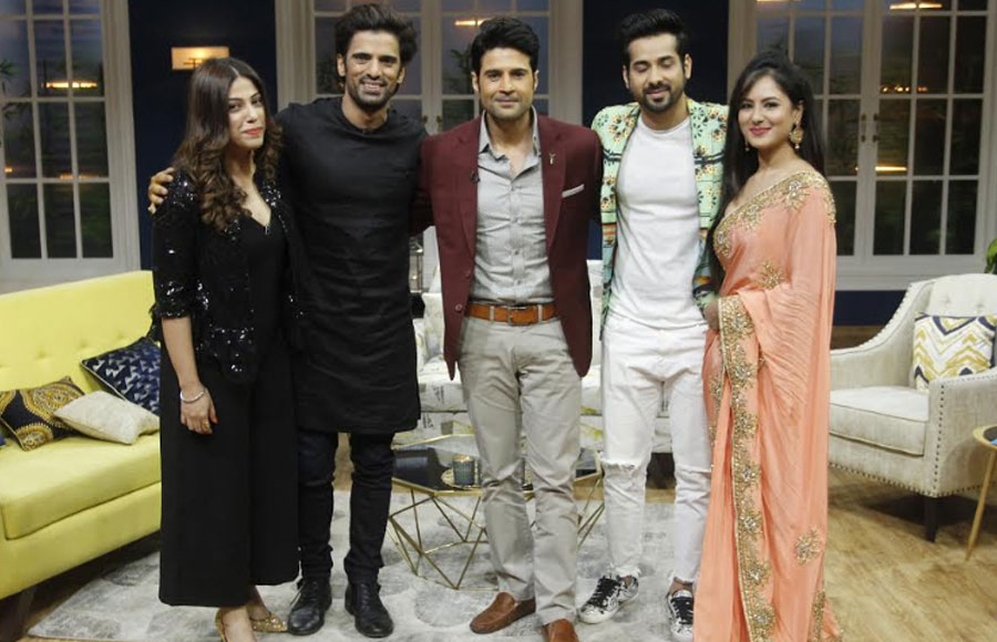 TV couples Pooja-Kunal & Mohit- Addite on the sets of JuzzBaatt