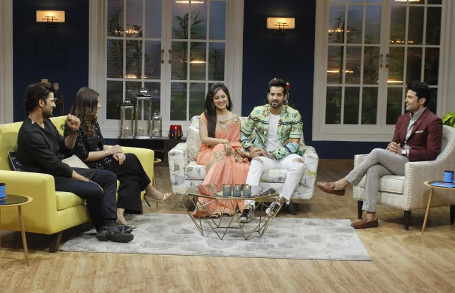 TV couples Pooja-Kunal & Mohit- Addite on the sets of JuzzBaatt