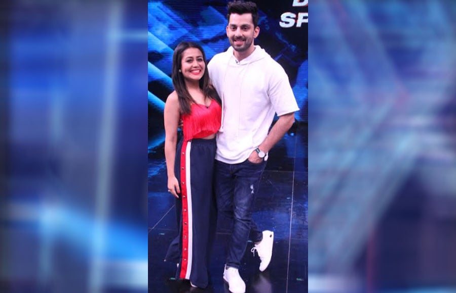 Neha Kakkar & Himansh Kohli on the sets of &TV's High Fever