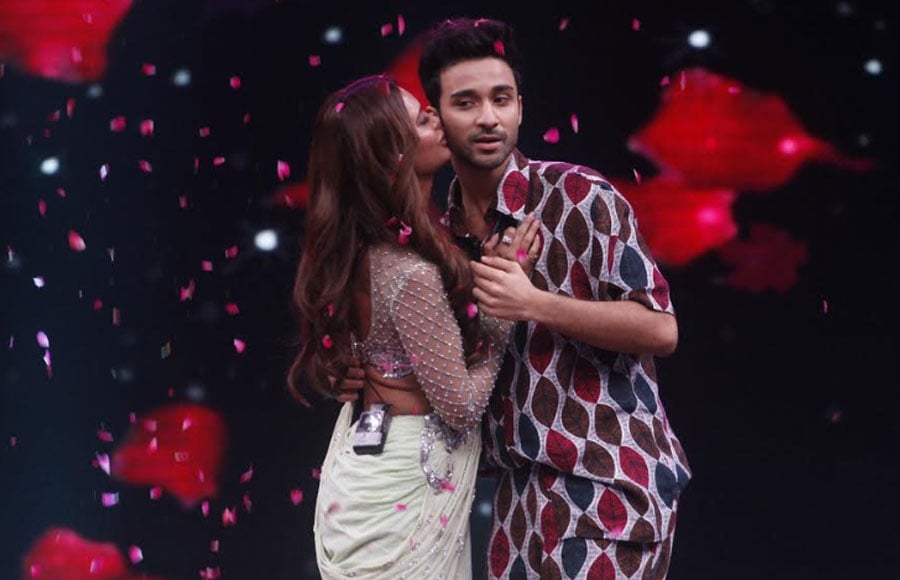 Raghav Juyal and Punit Pathak on the sets of High Fever