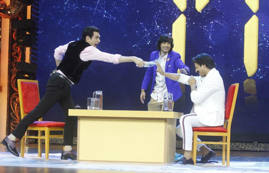 Water fight between the judges of India's Best Dramebaaz