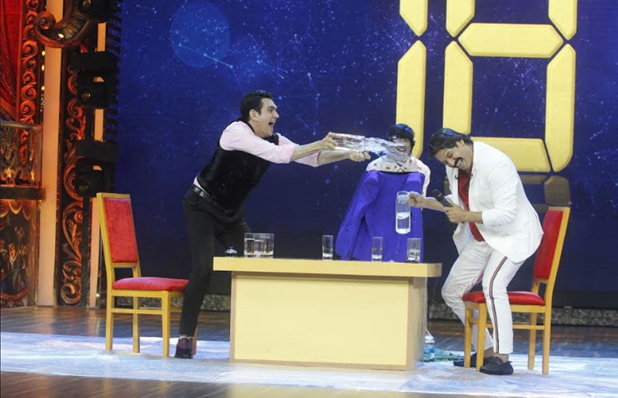 Water fight between the judges of India's Best Dramebaaz