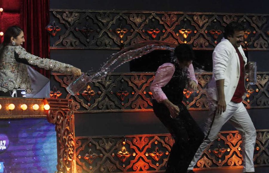 Water fight between the judges of India's Best Dramebaaz