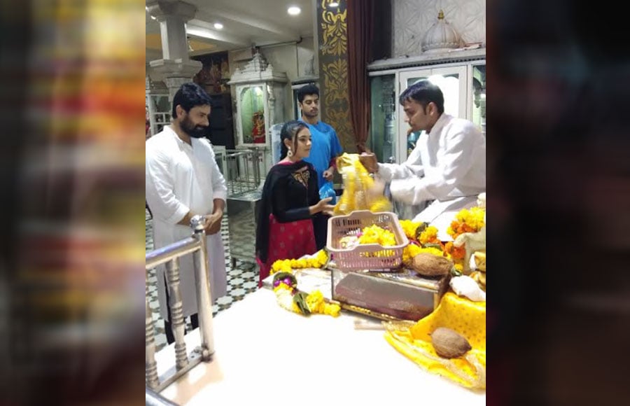 Abeer & Dhrisha seek blessings from Sai Baba on the occasion of Guru Purnima