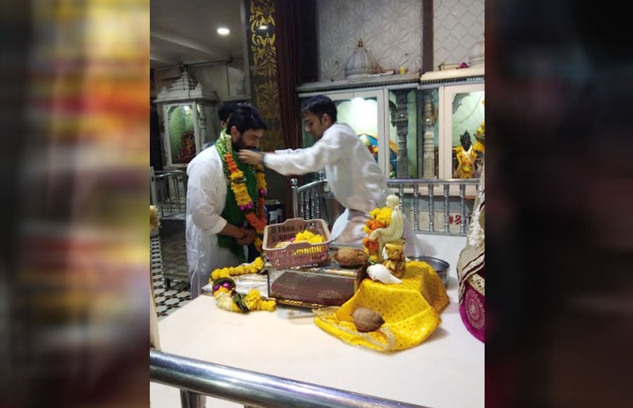 Abeer & Dhrisha seek blessings from Sai Baba on the occasion of Guru Purnima