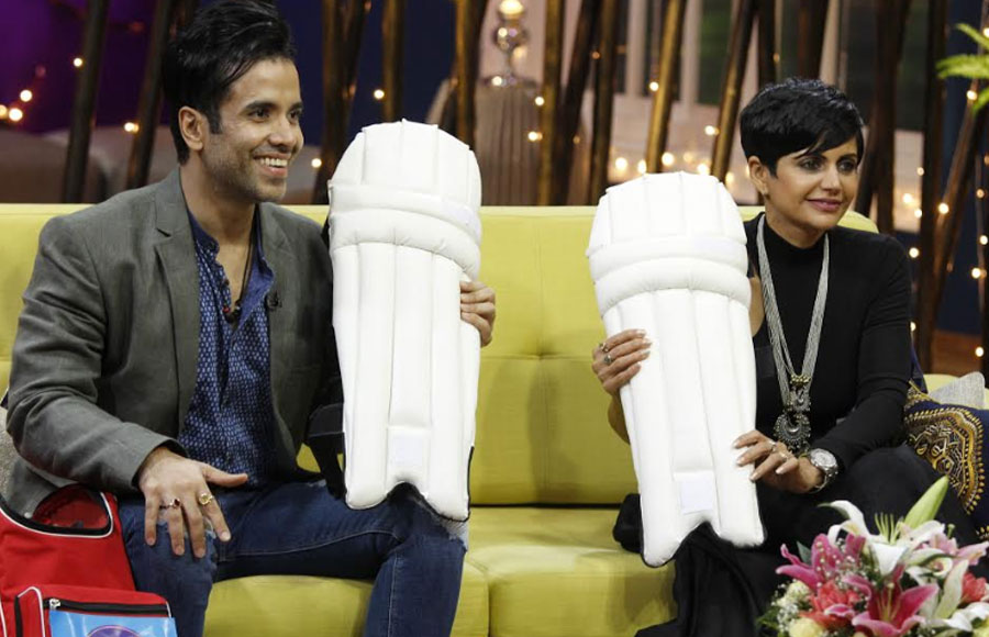 Tusshar Kapoor and  Mandira Bedi have a gala time with  Rajeev Khandelwal