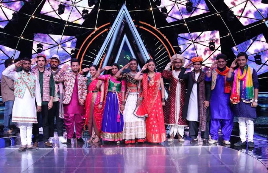 Independence Day celebration on the sets of Indian Idol 10 