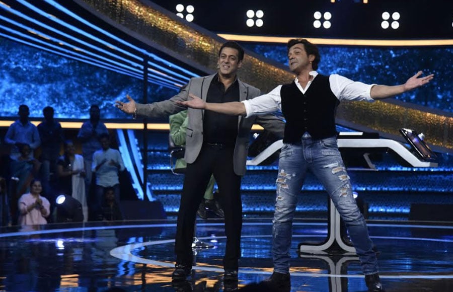 Salman Khan meets his idol on Dus Ka Dum