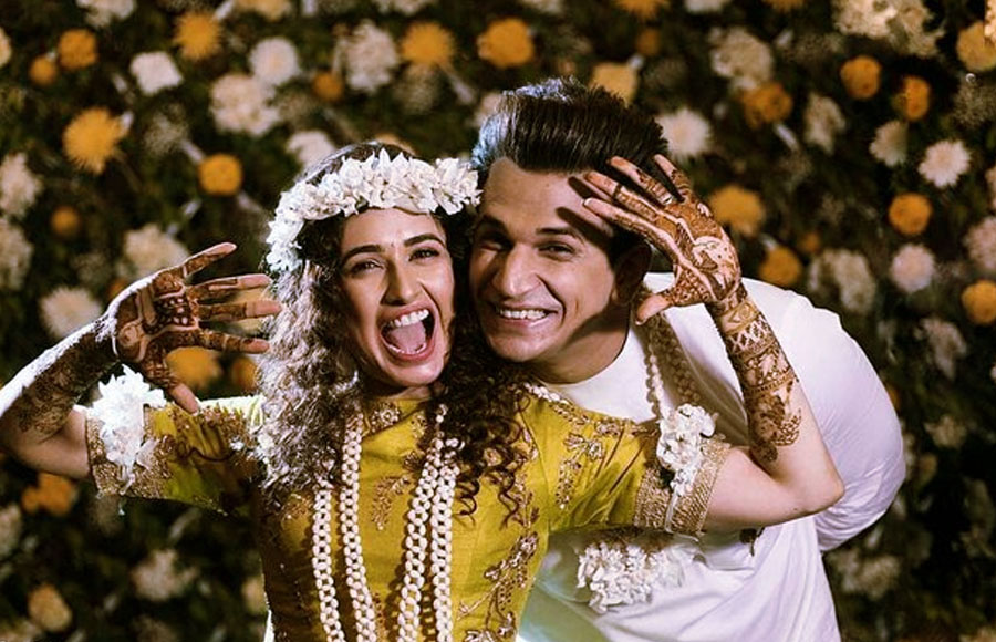 Prince and Yuvika's Mehendi ceremony