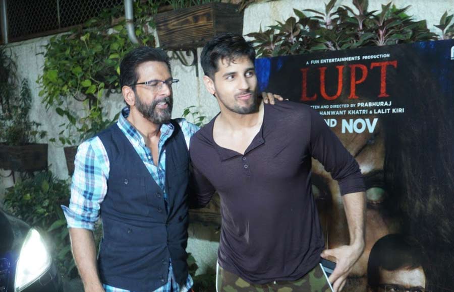 Sidharth Malhotra attends 'Lupt' special screening