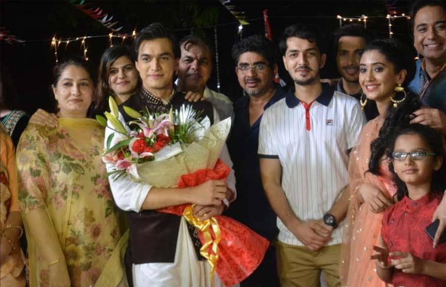 Mohsin Khan celebrates his birthday on the sets of Yeh Rishta 