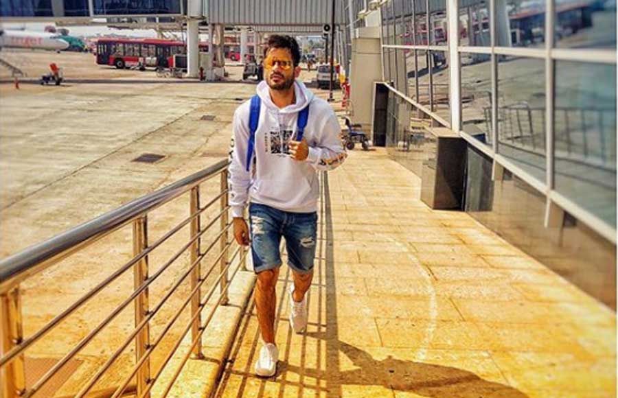 Karan Tacker having a gala time in GOA