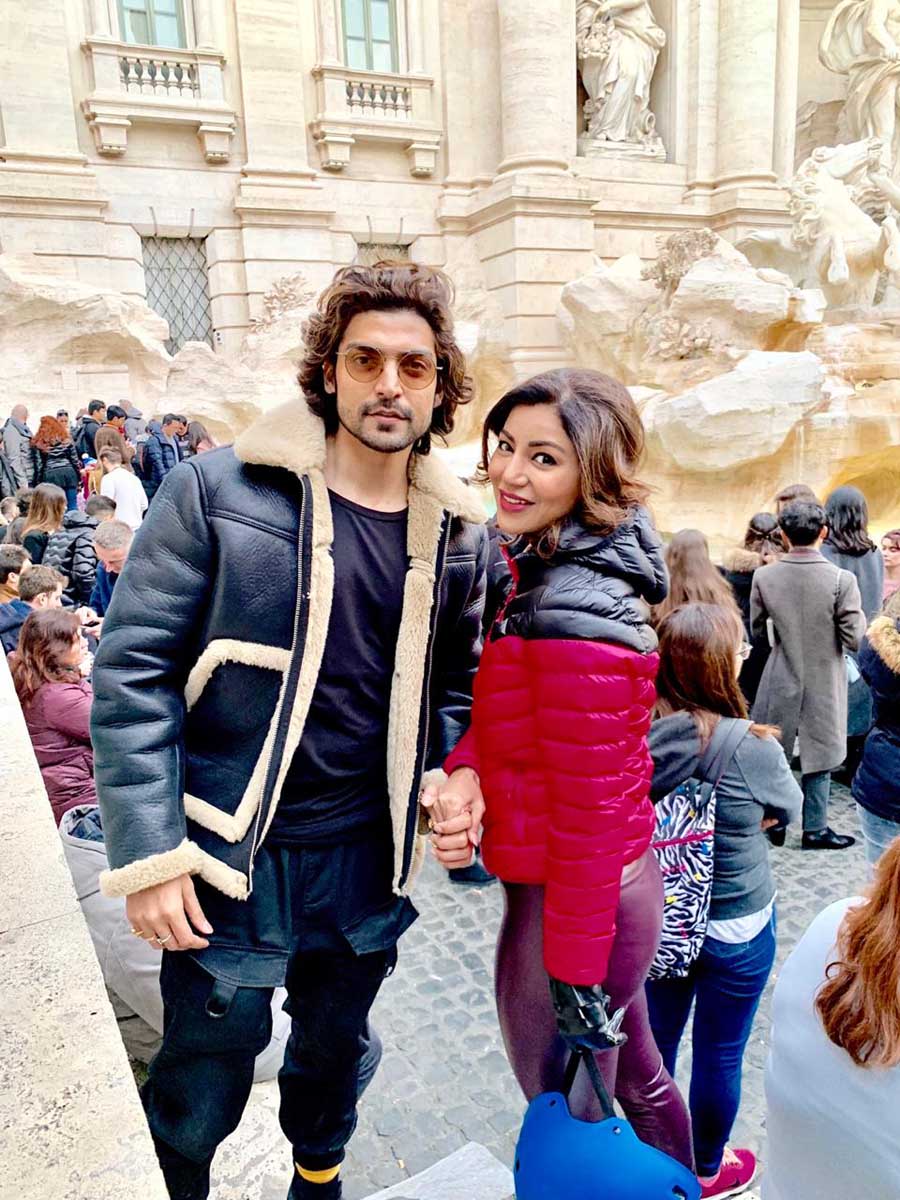 Debina and  Gurmeet's Roman getaway! 