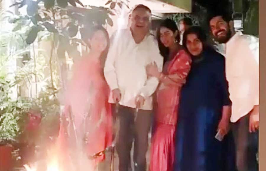 In pics: Sara Ali Khan celebrates Lohri with family and friends