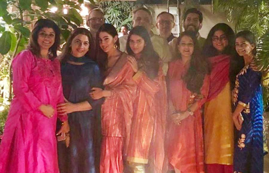 In pics: Sara Ali Khan celebrates Lohri with family and friends