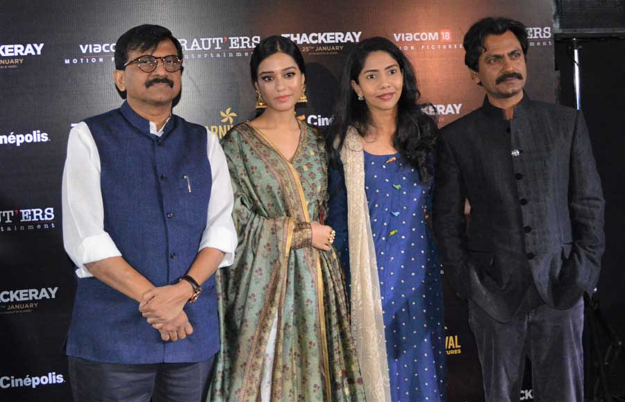 Press Conference of the movie Thackeray